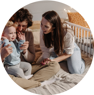 Rodziny - Zdjęcie rodziny z małym dzieckiem